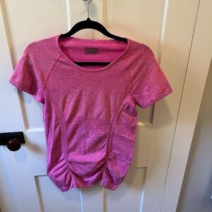Athleta Pink Compression Top Size m/L